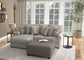 Livingston - Sectional With Comfort Coil Seating, 40" Cocktail Ottoman And Accent Pillows Included