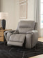 Real Moments - Power Recliner With Audio Seating - Ash