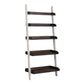 Farmhouse - Leaning Bookcase - Two Tone White / Wood Tone