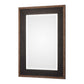 Staveley - Rustic Mirror - Black