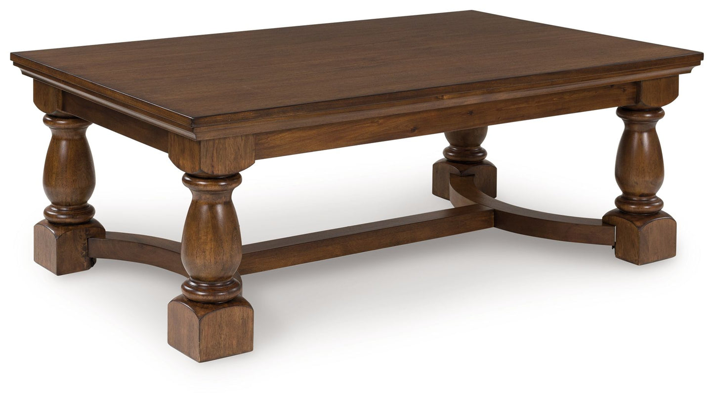 Sturlayne - Rectangular Cocktail Table - Brown