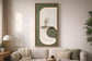 Verdant Niche I Hand-Painted LED Art In Frame - Sage / Ivory