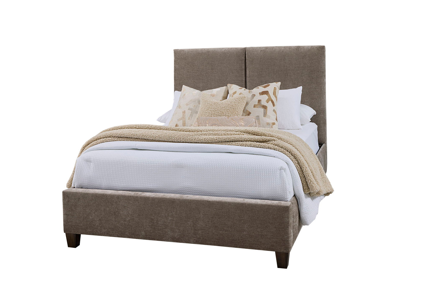 Joinery - Upholstered Bed - Espresso Oak
