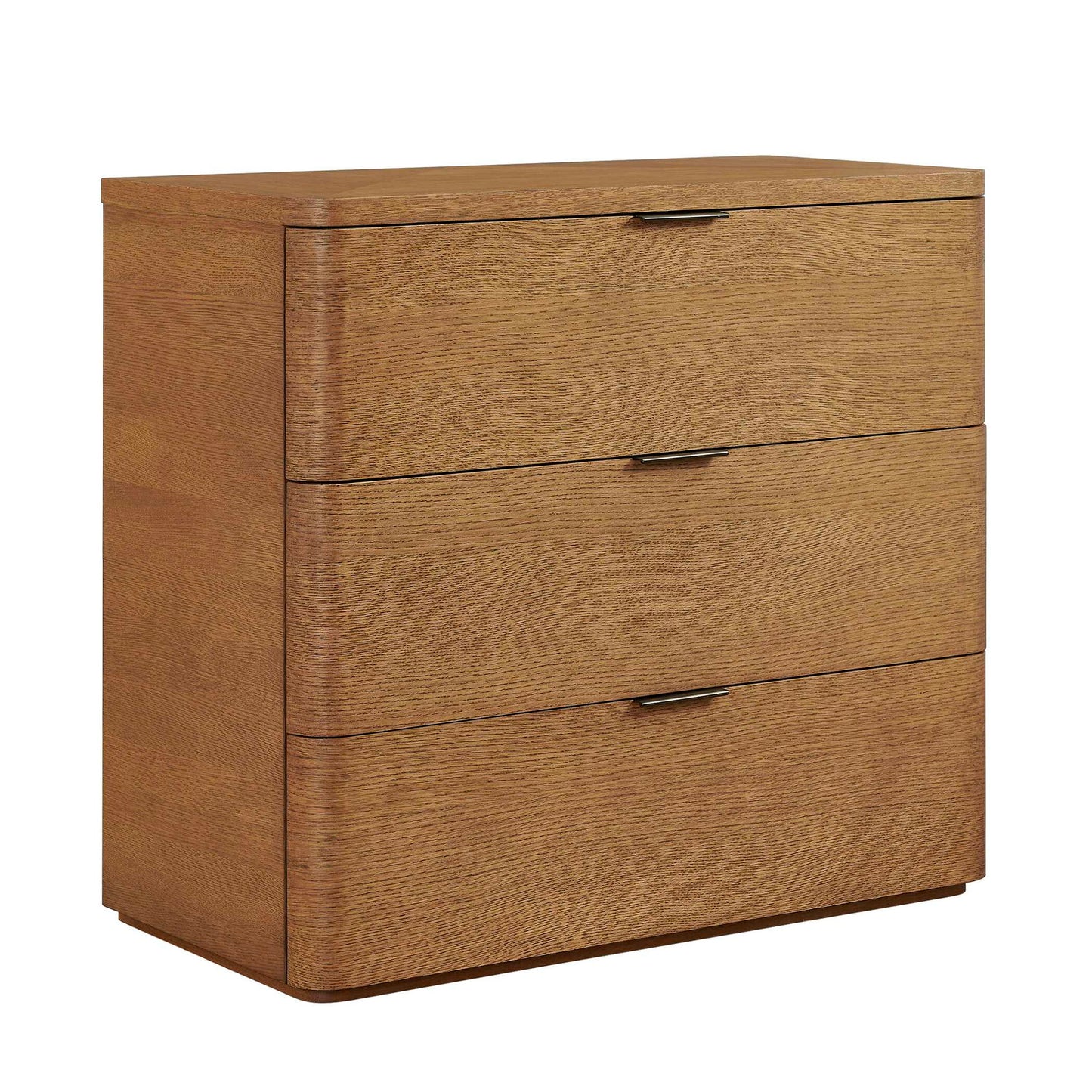 Duluth - Oak 3 Drawer Chest - Woodtone