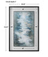 Lakeside Grande - Framed Abstract Print - Pearl Silver