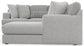 Logan - Upholstered Sectional With Comfort Coil Seating And Accent Pillows Included