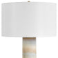 Armitage - Textured Table Lamp - Blue / Brown / Gray / White