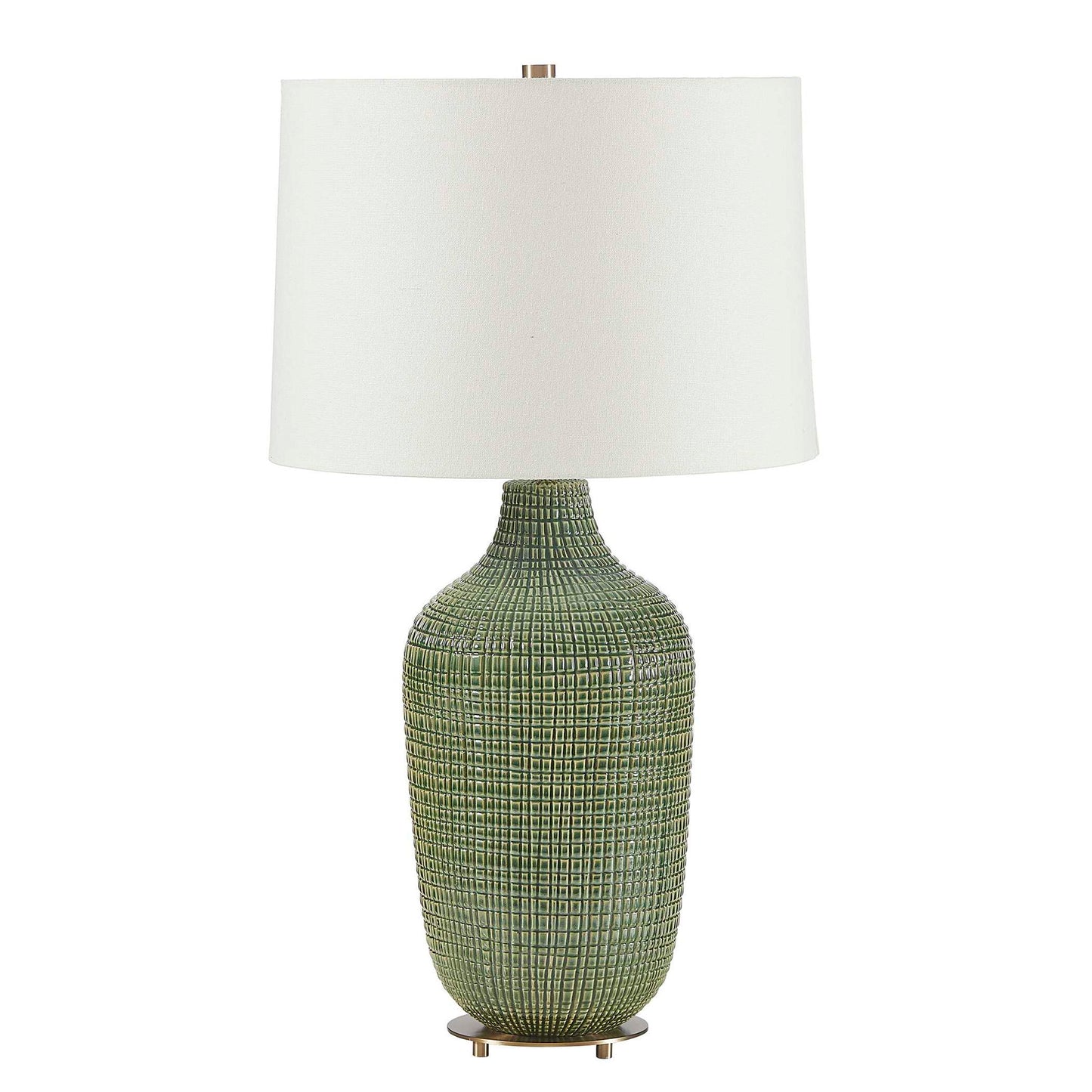 Dulcich - Grid Table Lamp - Green