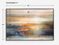 Seafaring Dusk - Hand Painted Abstract Art - Beige