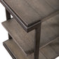 Modern View - Tiered End Table - Dark Gray