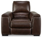 Alessandro - PWR Recliner/Adj Headrest - Walnut
