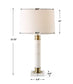Plinth - White Marble Table Lamp