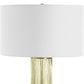 Mirah - Glass Table Lamp - Olive Green
