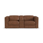 Austin - Power Reclining Loveseat With Console And Power Headrests - Chestnut