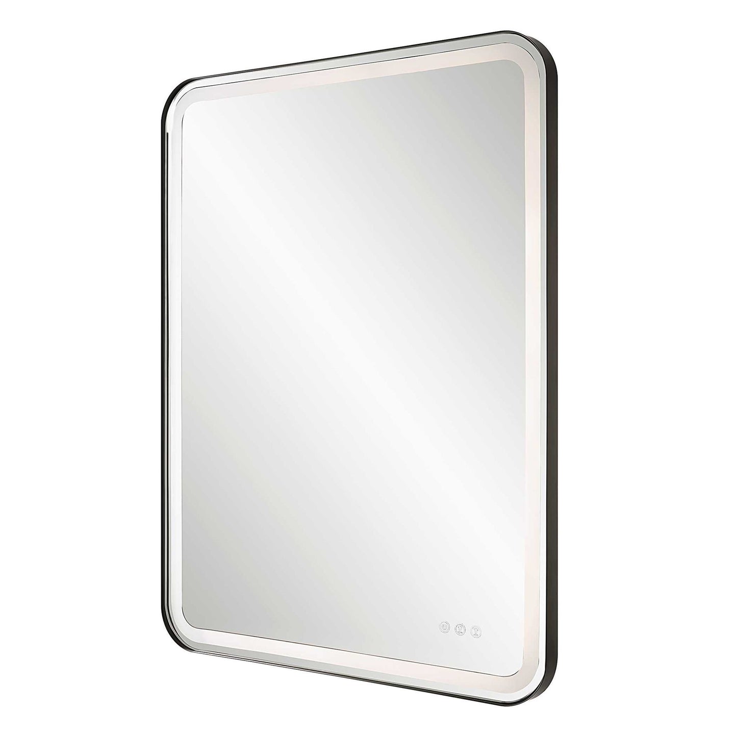 Crofton - Lighted Large Mirror - Black