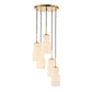 Vanier - 5 Light Cluster Pendant - Gold