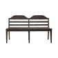 Paradise Valley - Ladder Back Bench - Saddle Brown
