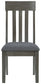 Hallanden - Dining UPH Side Chair (Set of 2) - Black / Gray