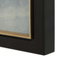 Landslide - Framed Abstract Print - Black / Brass / Gold / Gray / Orange / White / Yellow