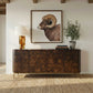 Melbourne - Mappa Burl 4 Door Cabinet - Woodtone
