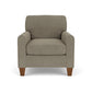 Moxy - Fabric Chair, Rounded Mailbox Arms