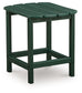 Sundown Shores - Rectangular End Table - Green