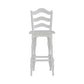 Magnolia Manor - Ladderback Swivel Bar Stool - Antique White