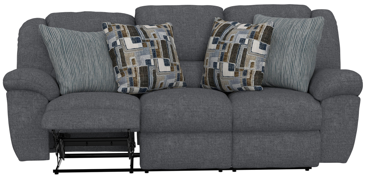 Trifecta - Sofa With 3 Recliners and Drop Down Table