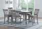 Plymouth - Counter Chair (Set of 2) - Gray