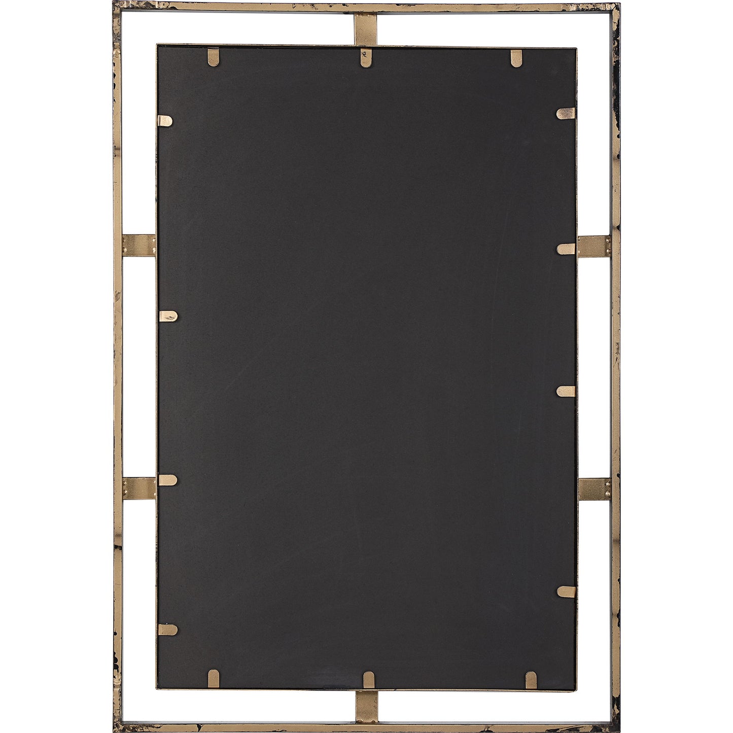 Carrizo - Rectangle Mirror - Gold & Bronze