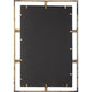 Carrizo - Rectangle Mirror - Gold & Bronze