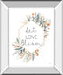 Spring Blooms VI By Laura Marshall - Mirror Framed Print Wall Art - White