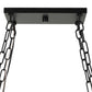 Edgecomb - 10 Light Indoor-Outdoor Chandelier - Black / Gray