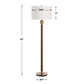 Keros - Floor Lamp - Dark Oak