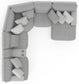 Abraxas - 6 Piece Reclining Sectional