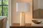 "Luminous Alabaster" Alabaster Table Lamp With Night Light (Set of 2) - Alabaster / Soft Gold