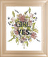 22x26 Empower Flowers II By Jennifer Goldberger - Beige