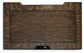 Maylee - Three Drawer Night Stand - Dark Brown