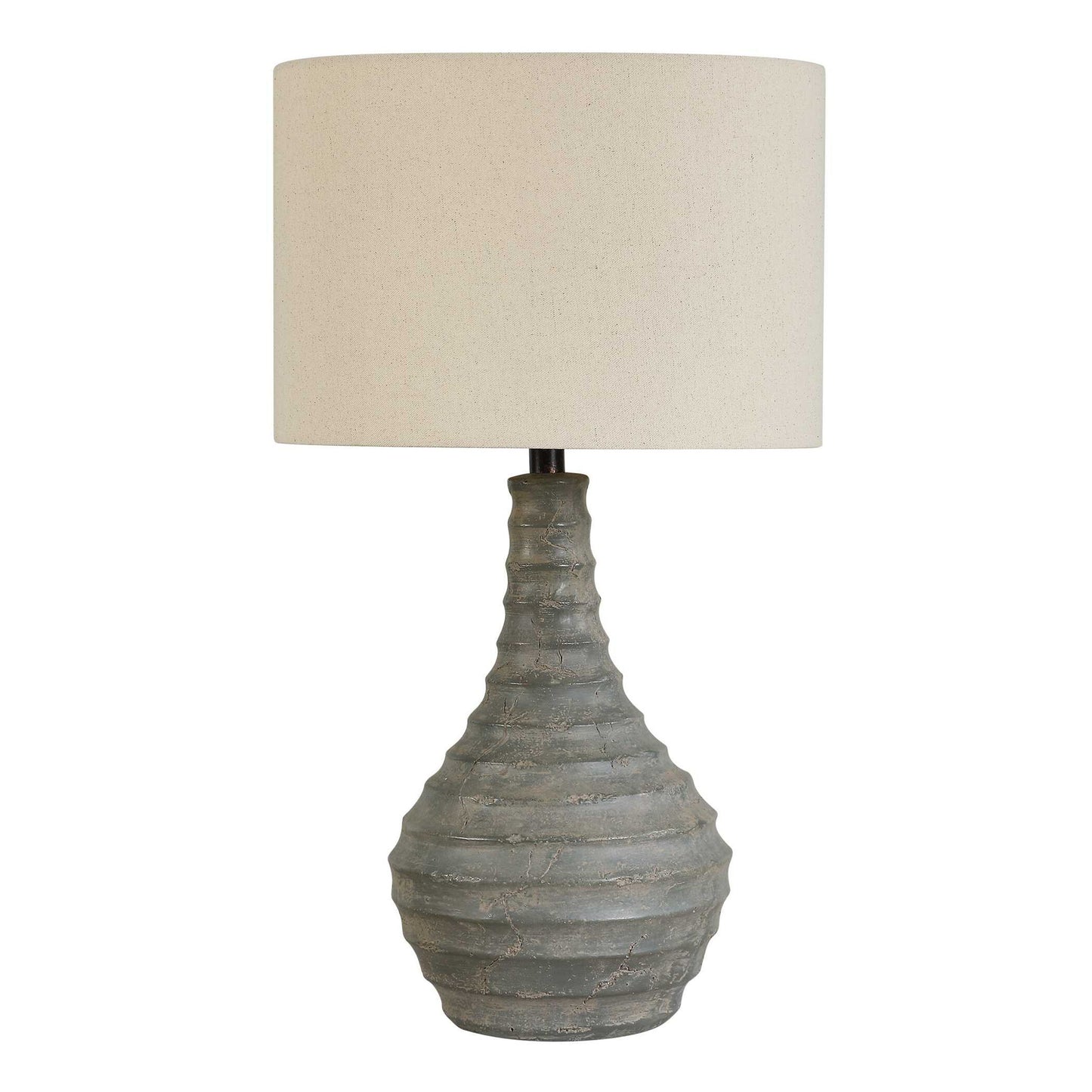 Stratum - Rustic Outdoor Table Lamp - Gray