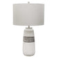Comanche - Crackle Table Lamp - White