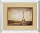 Tour De Eiffel By H. Jacks - Mirror Framed Print Wall Art - Light Brown