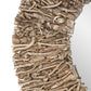 Rossetti - Round Interwoven Wood Mirror - Woodtone
