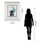 In The Middle I By Barnes Mirrored Frame - Beige