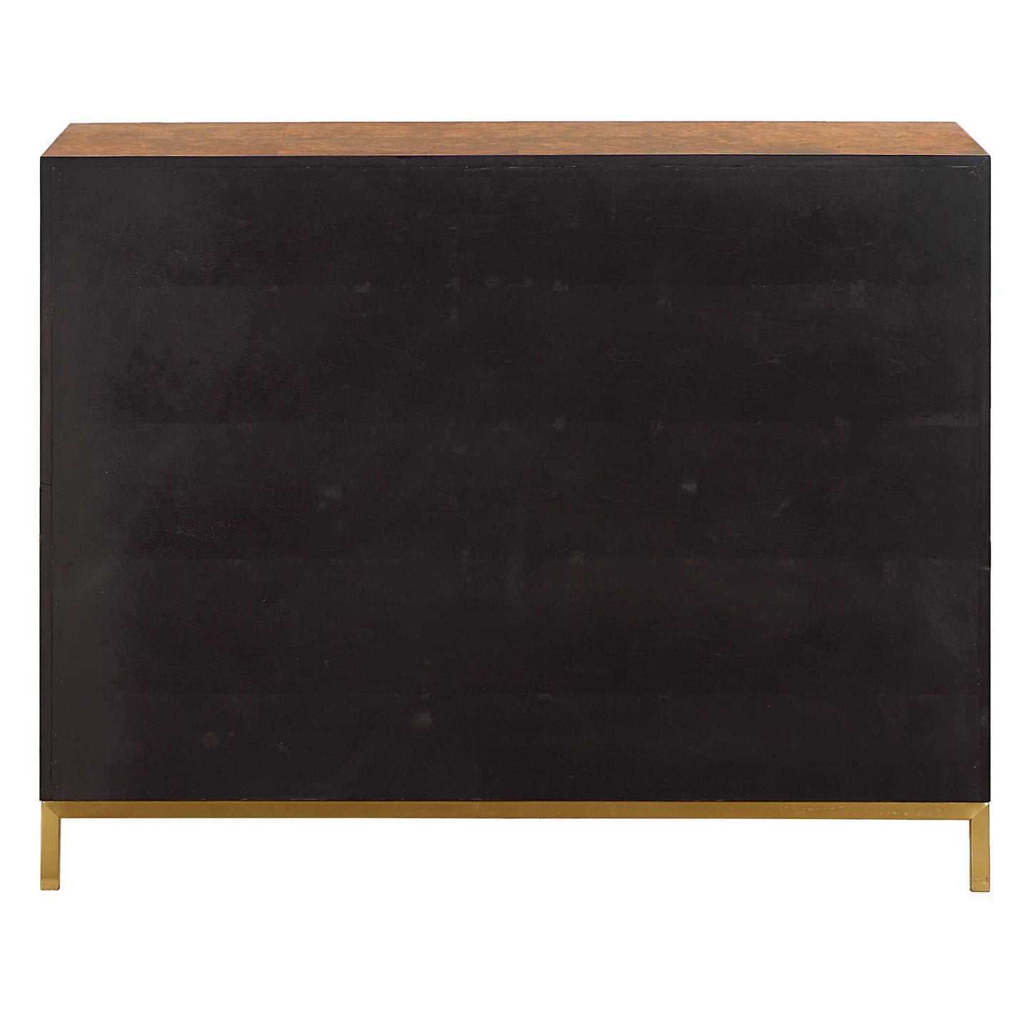 Jethro - Burl 2 Door Cabinet - Woodtone