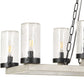 Edgecomb - 10 Light Indoor-Outdoor Chandelier - Black / Gray