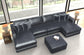 Remington - Modular Sofa And Cocktail Ottoman - Slate