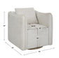 Corben - Swivel Armchair - Silver