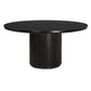 Hersch - Round Dining Table - Black