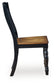 Clorazi - Dining Room Side Chair (Set of 2) - Black / Brown