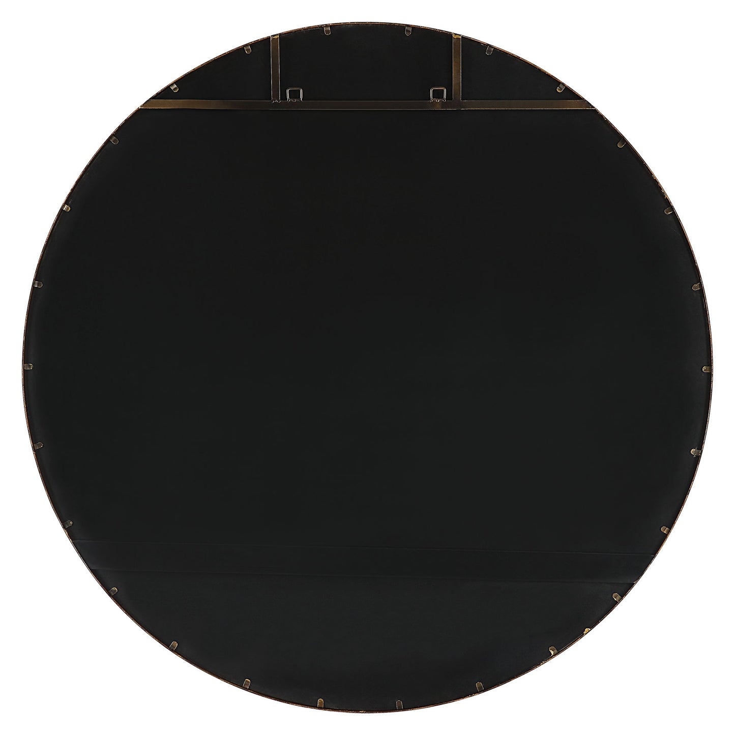 Junius - Large Round Mirror - Gold